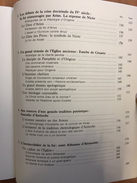 Les Pères de l’Eglise Volume 1 du Ier au IVe siècle