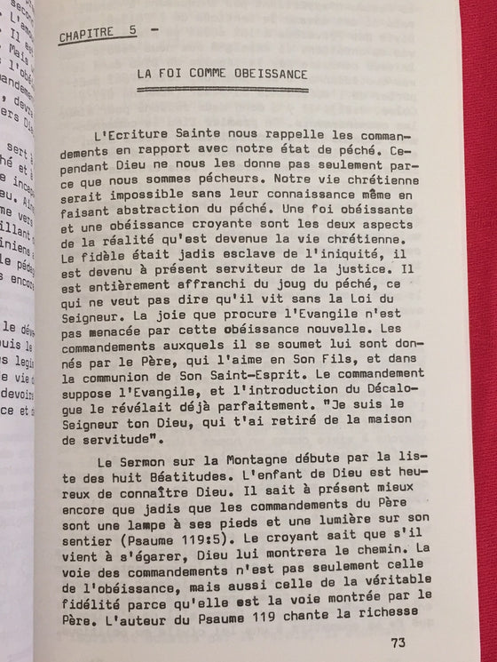 L'ésprit de la loi - Perspectives Réformées - 1981 n°4