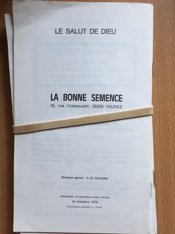 Le salut de Dieu 1979