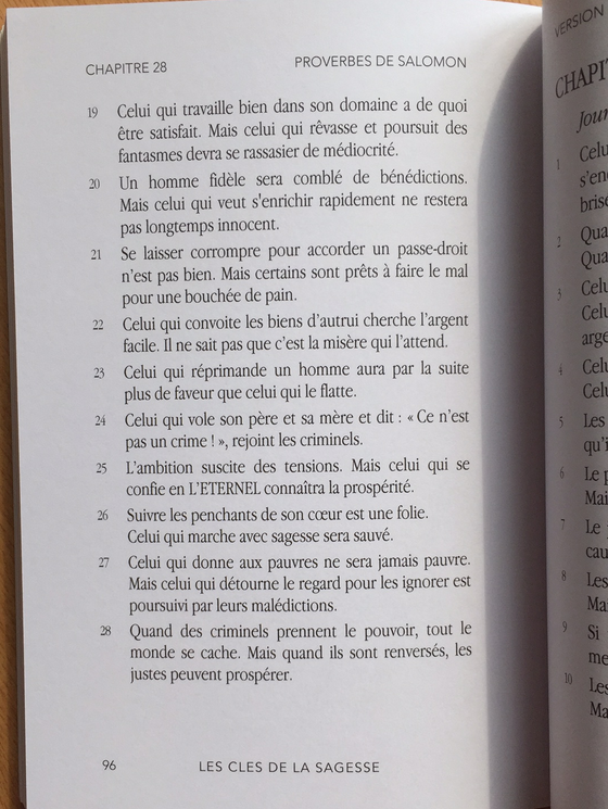 Les clés de la sagesse: Proverbes de salomon