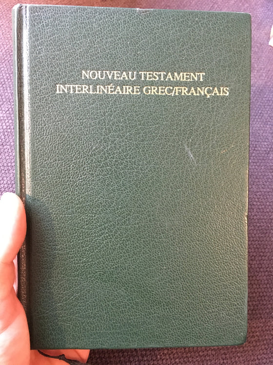 Nouveau Testament Interlinéaire Grec/Français - ChezCarpus.com