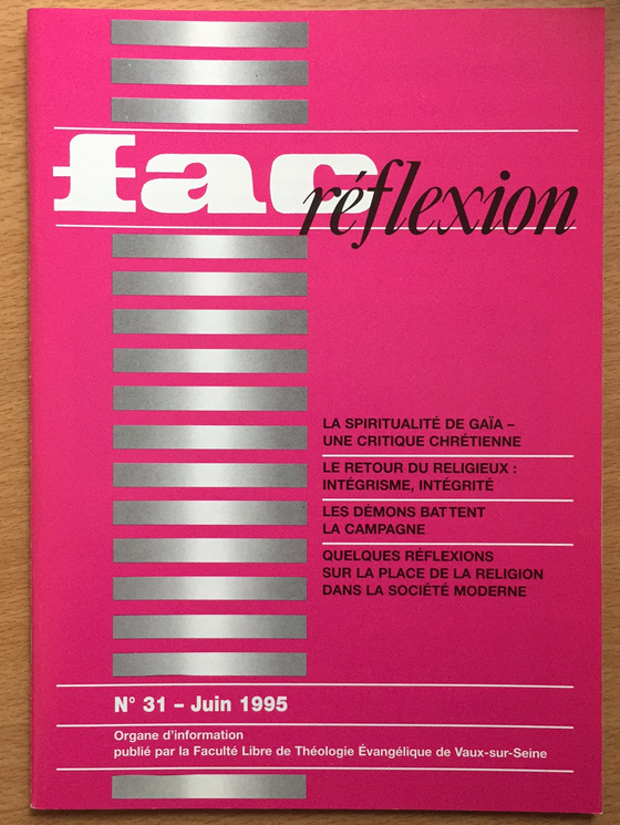 Fac réflexion vol.31 1995