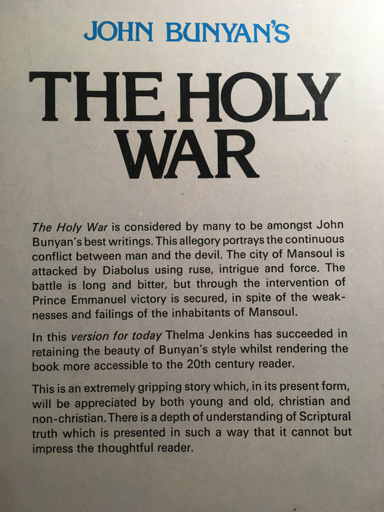 The Holy War: a version for today - ChezCarpus.com