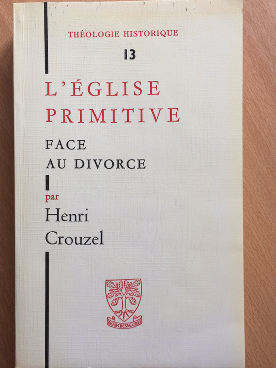 L’église primitive face au divorce