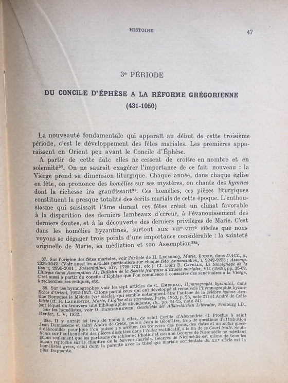 Court Traité de Théologie Mariale (Catholique)