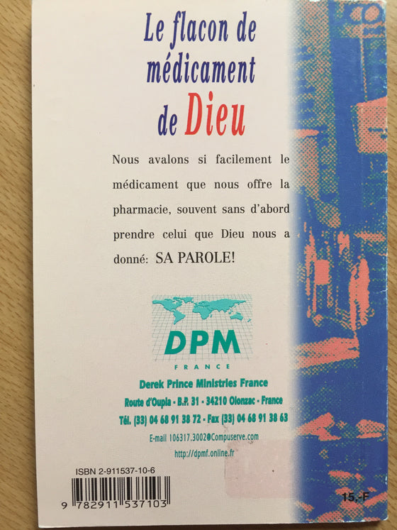 Le flacon de médicament de Dieu