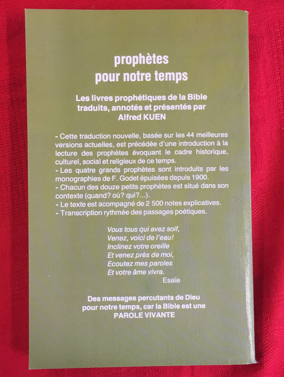 Prophètes pour notre temps