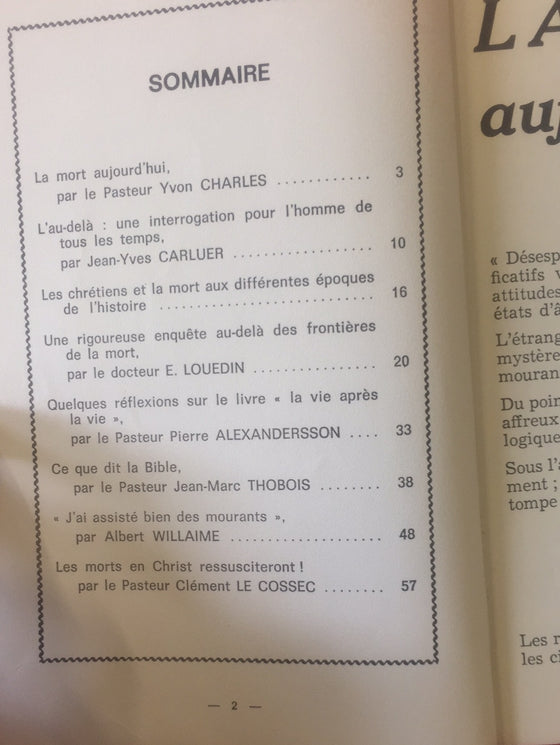 Document Expériences n.31 Nouvelles approches de la mort