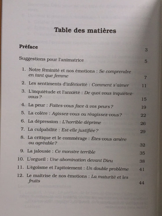 Comprendre vos émotions