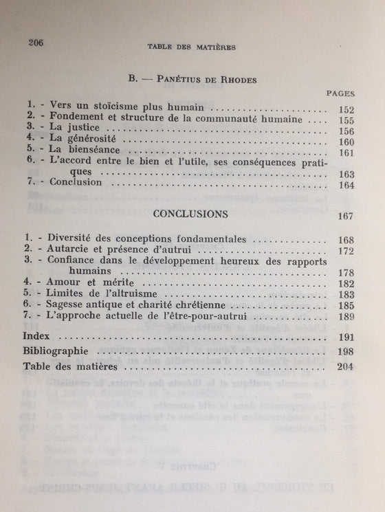 Les rapport avec autrui dans la philosophie grecque (non-chrétien)