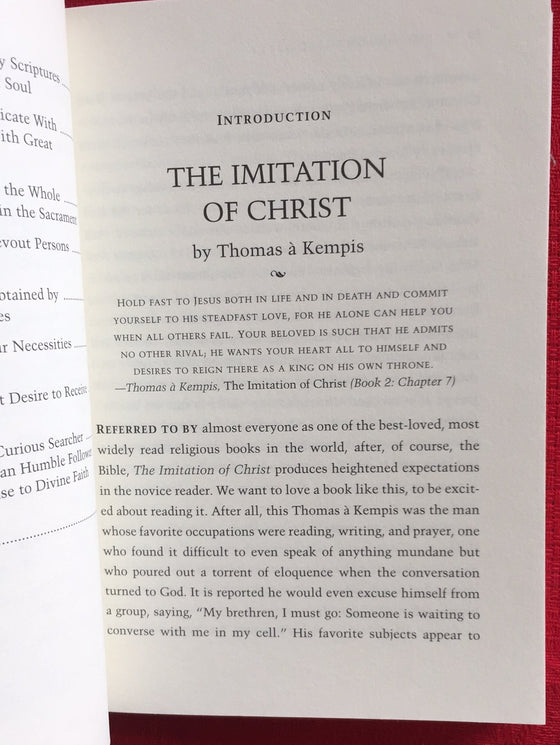 The Imitation of Christ