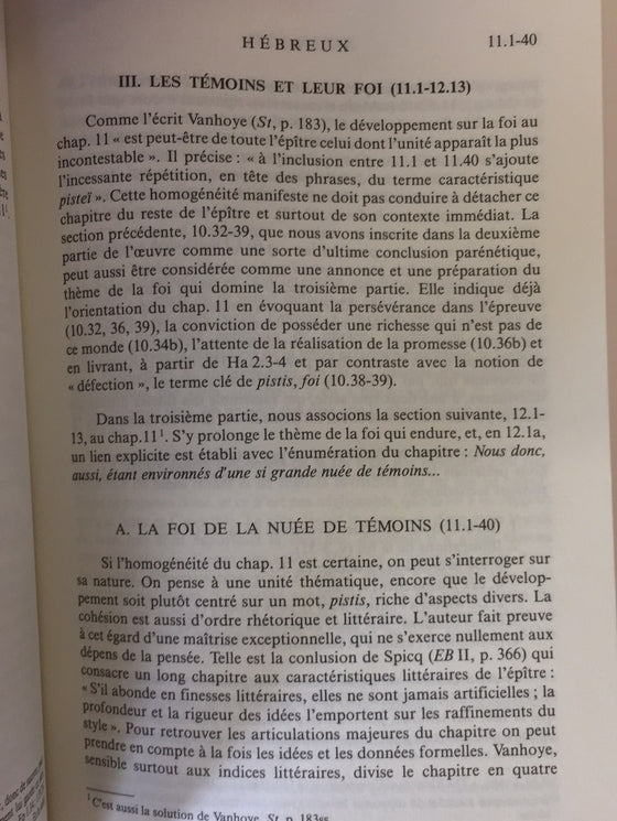 L'épître aux Hebreux Tome 2 - Samuel Benetreau