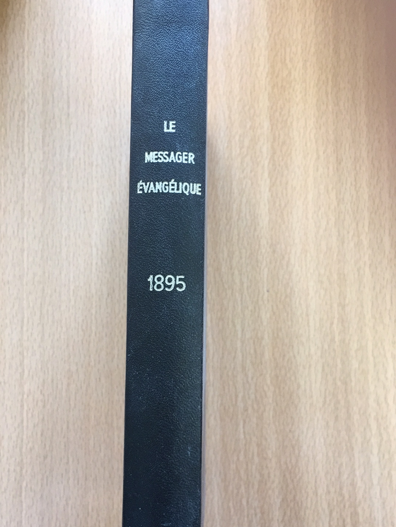 Le messager évangélique 1895