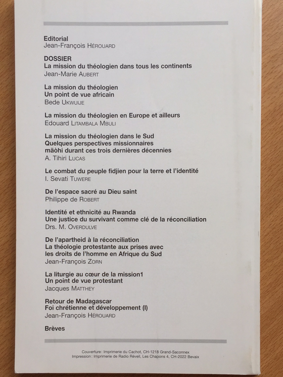 Perspectives missionnaires 2003-45/46