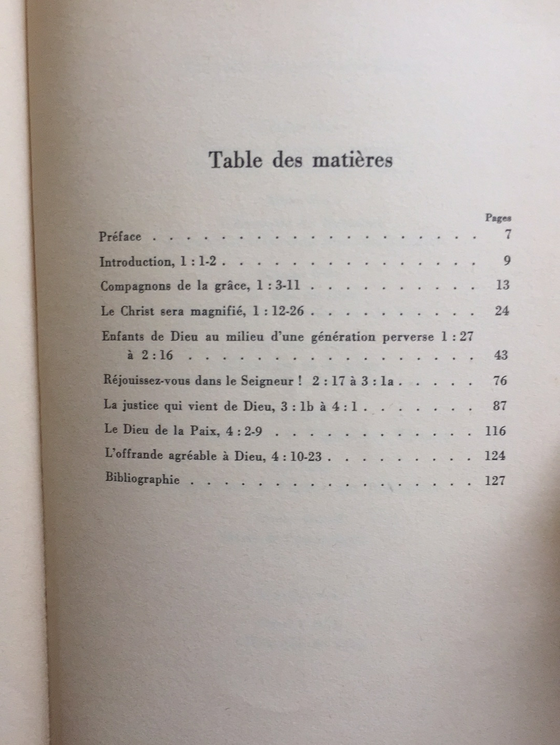 Commentaire de l’épître aux Philippiens