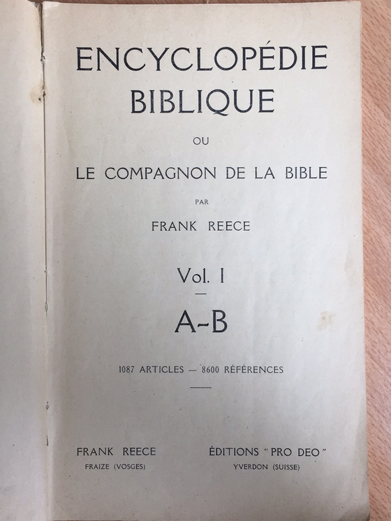 Encyclopédie biblique A-B