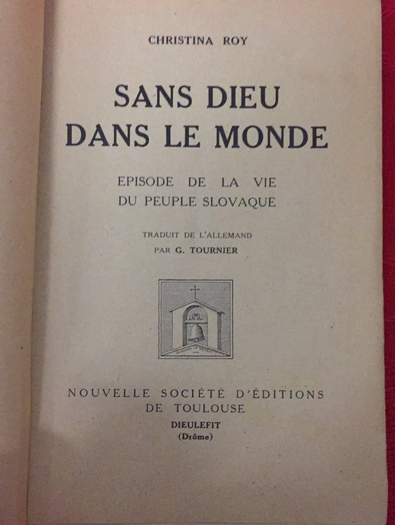 Sans Dieu dans le monde