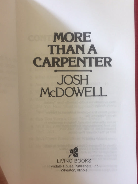 More than a carpenter (Bi-lingual edition English - Arabic)