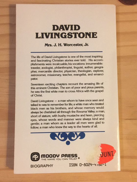 David Livingstone first to cross Africa with the gospel