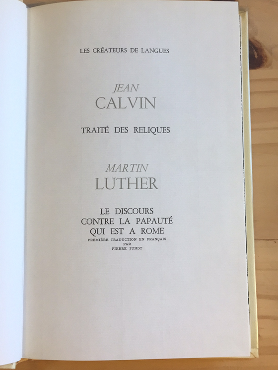 Calvin • Luther