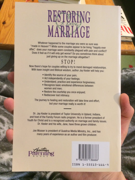 Restoring a loving marriage - ChezCarpus.com