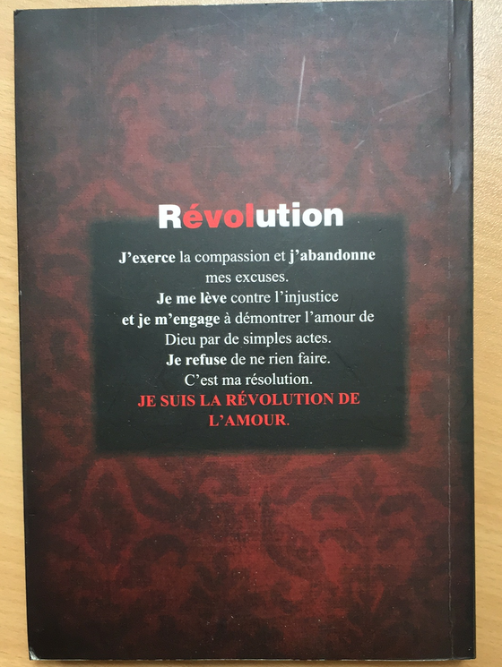 La révolution de l’amour (retiré des ventes)