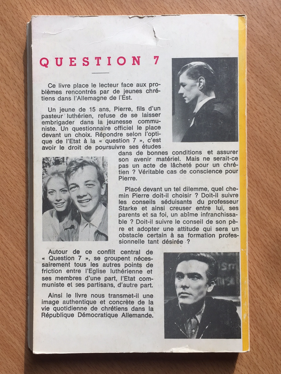 Question 7 « Le Phare » Vol.9
