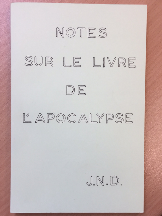 Notes sur le livre de l’Apocalypse