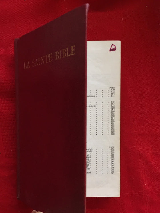 La Sainte Bible Louis Segond