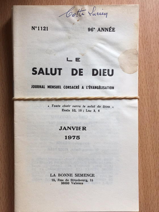 Le salut de Dieu 1975