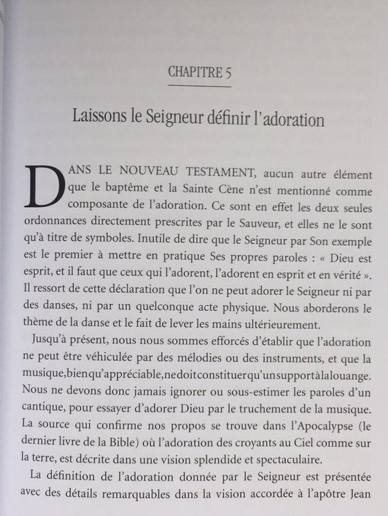 L'adoration au creuset de l'épreuve