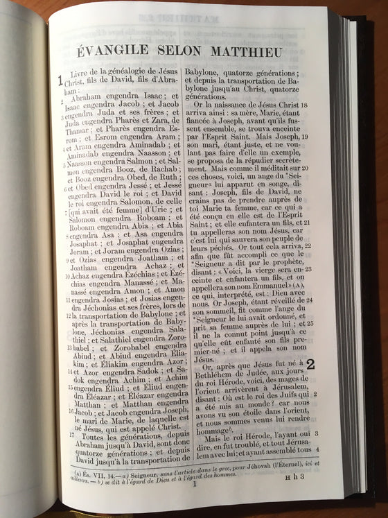 La sainte Bible (traduction Darby, imprimé par Jongbloed!) - ChezCarpus.com