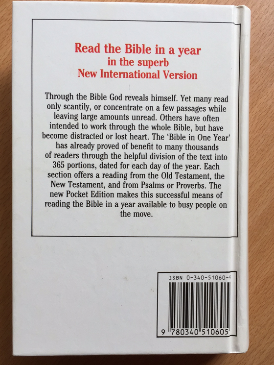 The Pocket Bible in one year