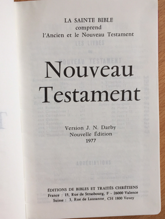 Nouveau Testament poche