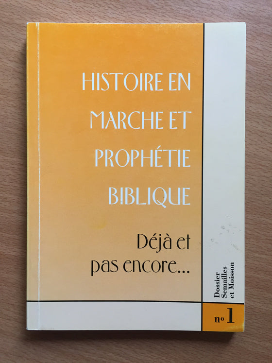 Histoire en marche et prophéties bibliques vol.1