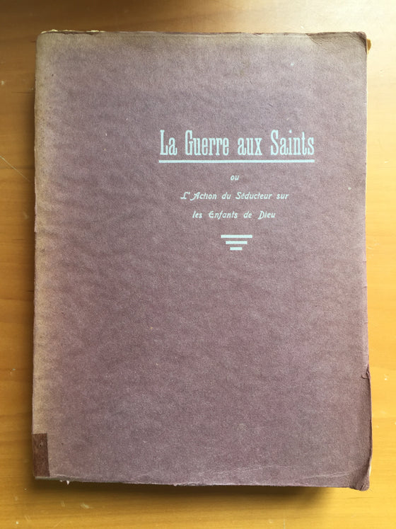 La guerre aux Saints (1938)