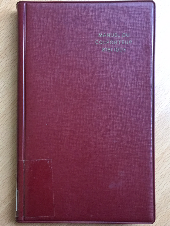 Manuel du colporteur biblique