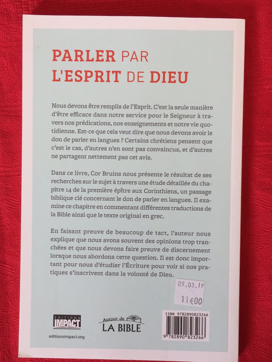 Parler par l'Esprit de Dieu