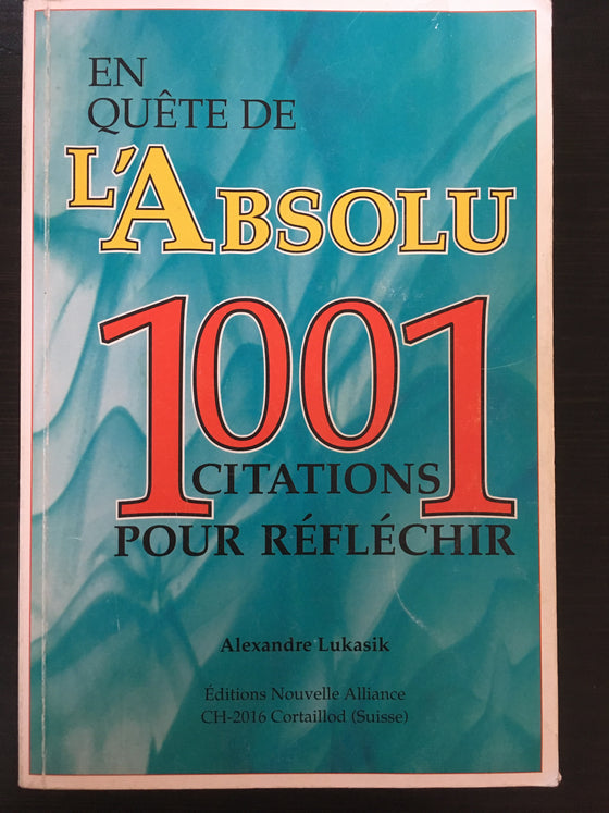 1001 citations: En quête de l’absolu - ChezCarpus.com