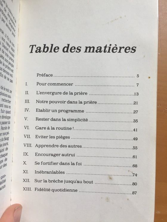 Entretien sur la vie de prière