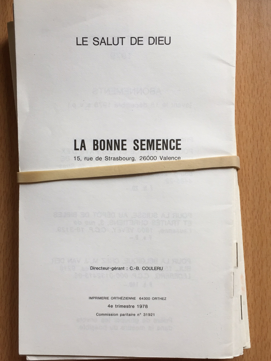 Le salut de Dieu 1978