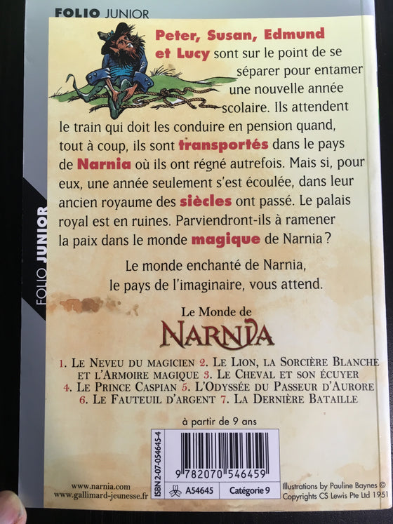 Le prince Caspian (Narnia vol. 4) - ChezCarpus.com