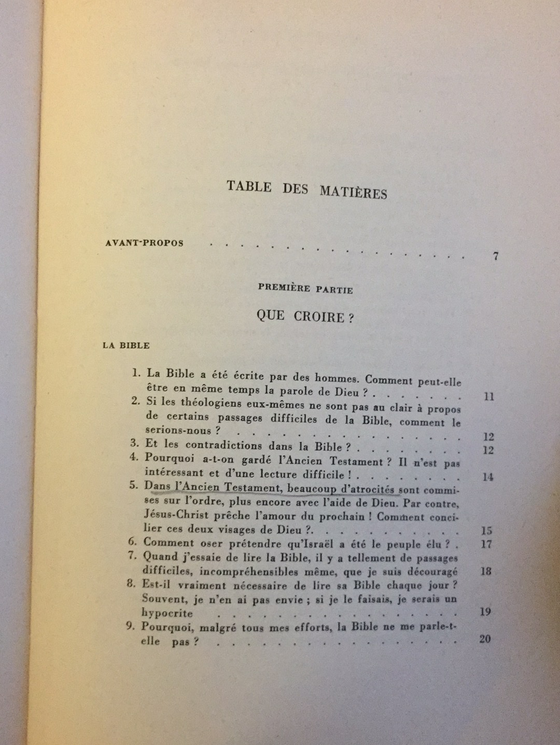 La boîte à questions...