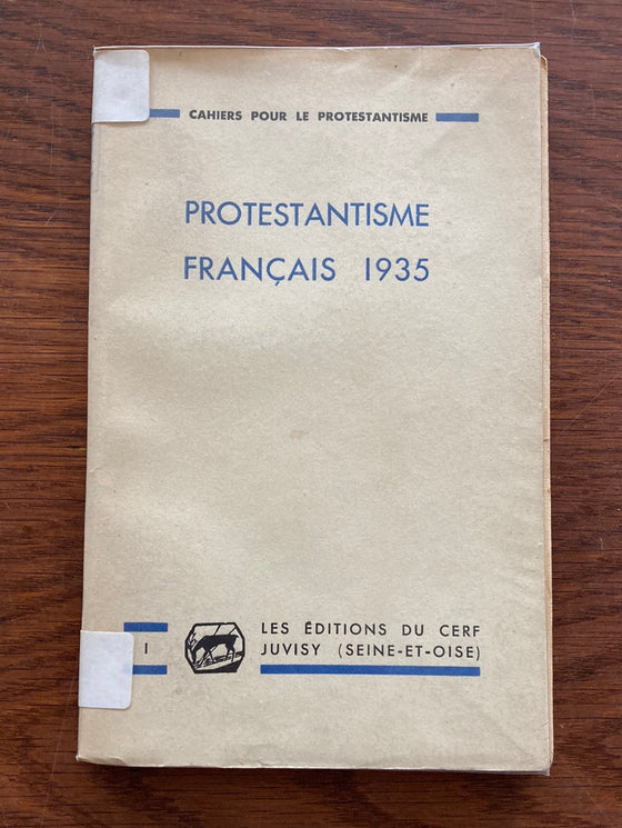 Protestantisme Français 1935