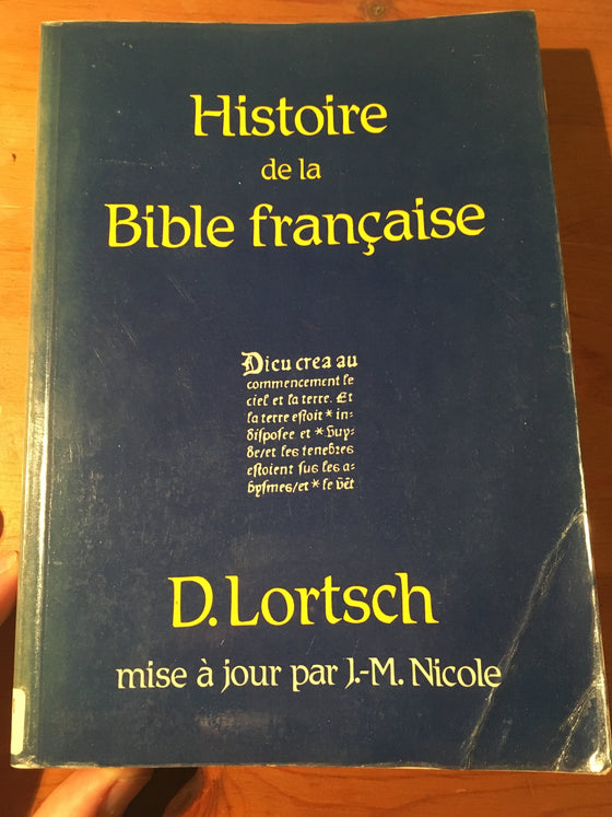 Histoire de la Bible française - ChezCarpus.com