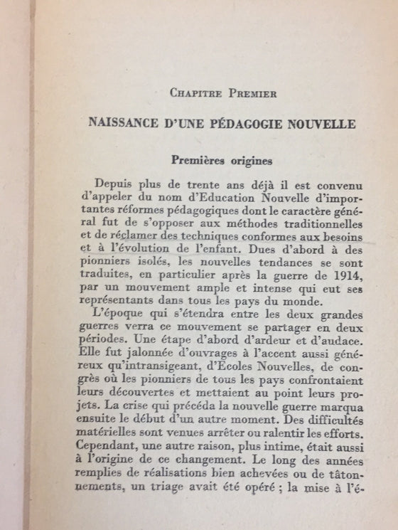 L'éducation nouvelle - que sais-je?