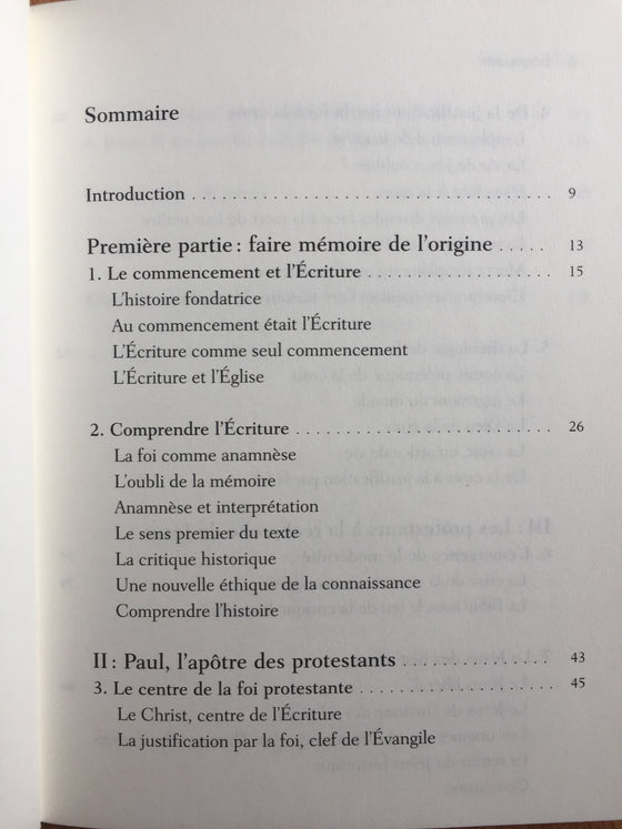 Le protestantisme et les premiers chrétiens entre Jésus et Paul