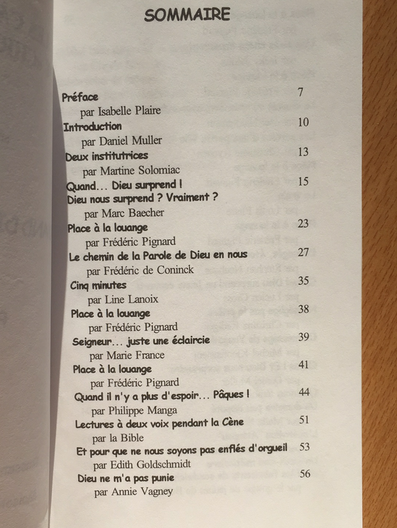 Quand Dieu surprend... vol.1-2 1999 Les cahiers de Christ seul