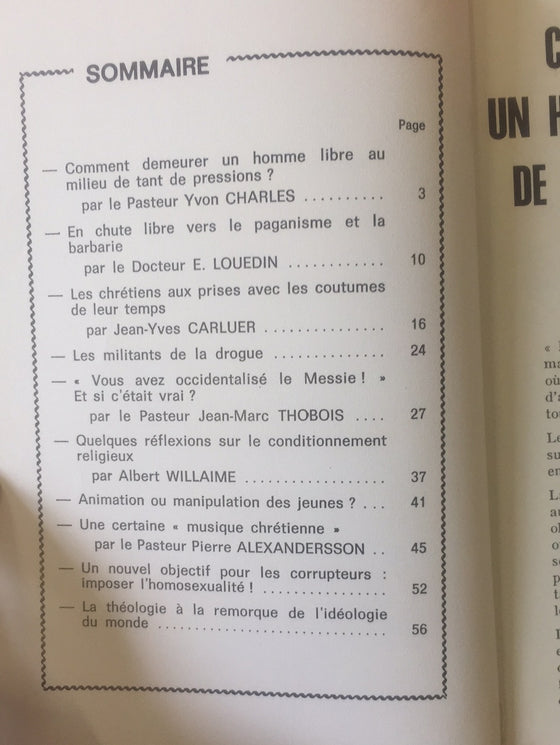 Document Expériences n.37 Comment rester des hommes libres ?