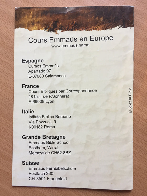 Étudier la Bible